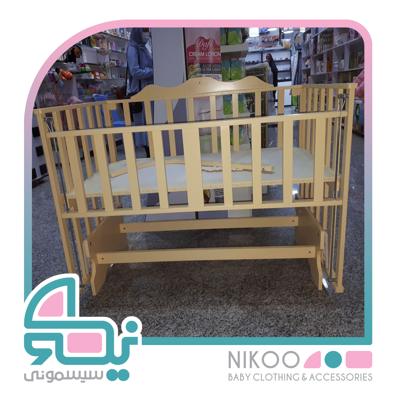  تخت گهواره کنار مادر مدل ترنا